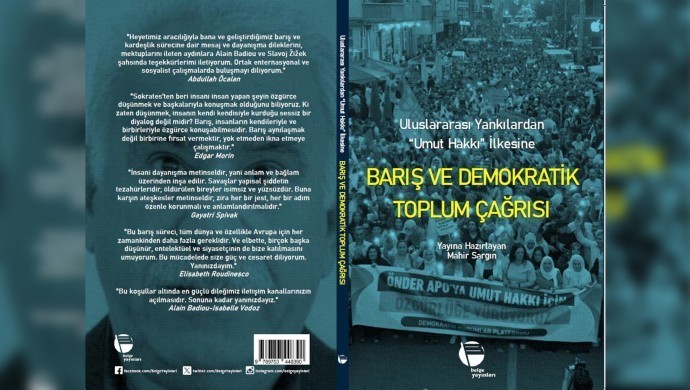 ‘Barış ve Demokratik Toplum Çağrısı’ kitabı İngilizce basılıyor: Sırrı Süreyya Önder ve Gar Katliamı’nda hayatını kaybedenlere ithaf edilecek