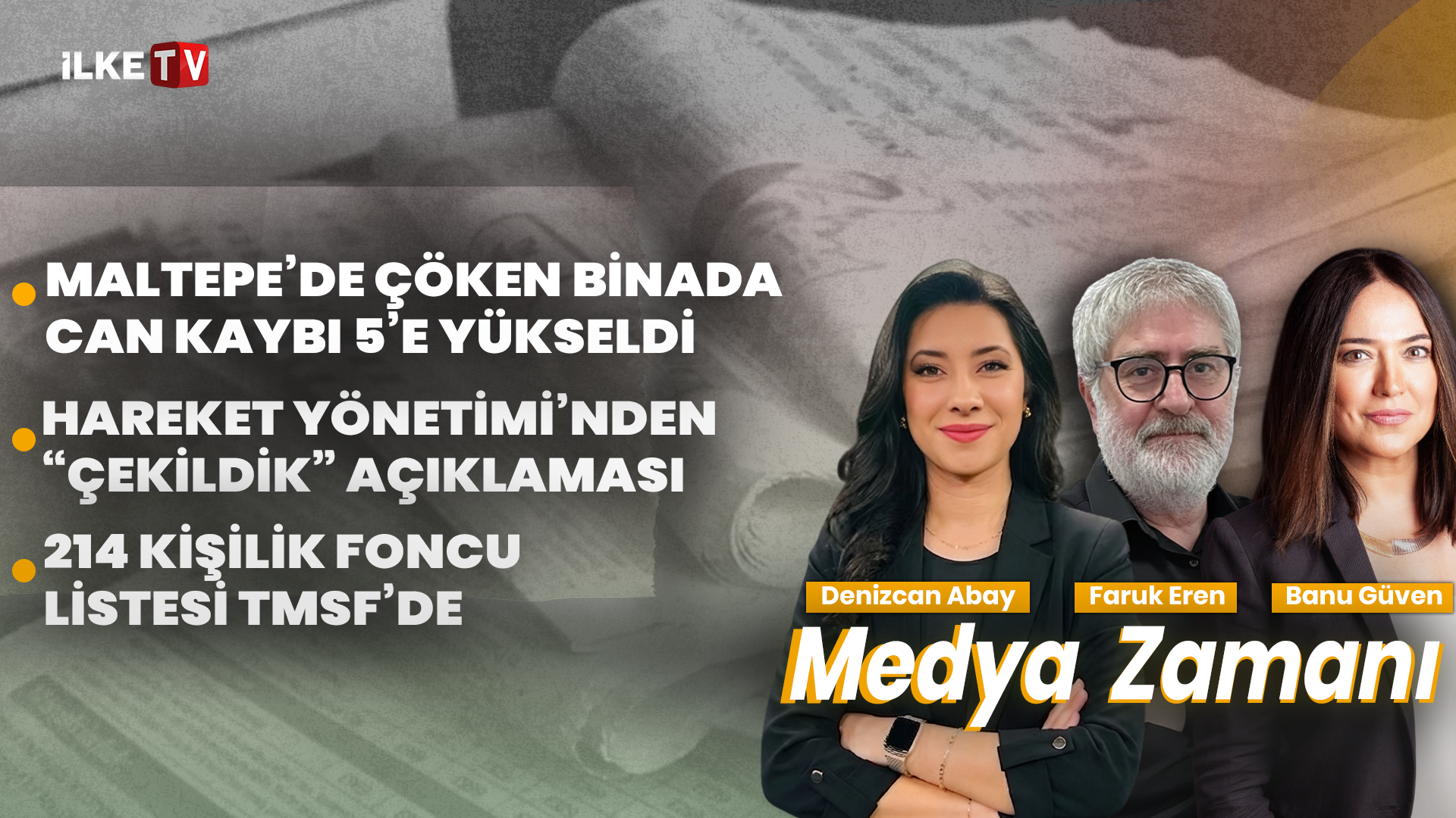 📹Hareket Yönetimi’nden açıklama; Maltepe’de 5 can kaybı #MedyaZamanı