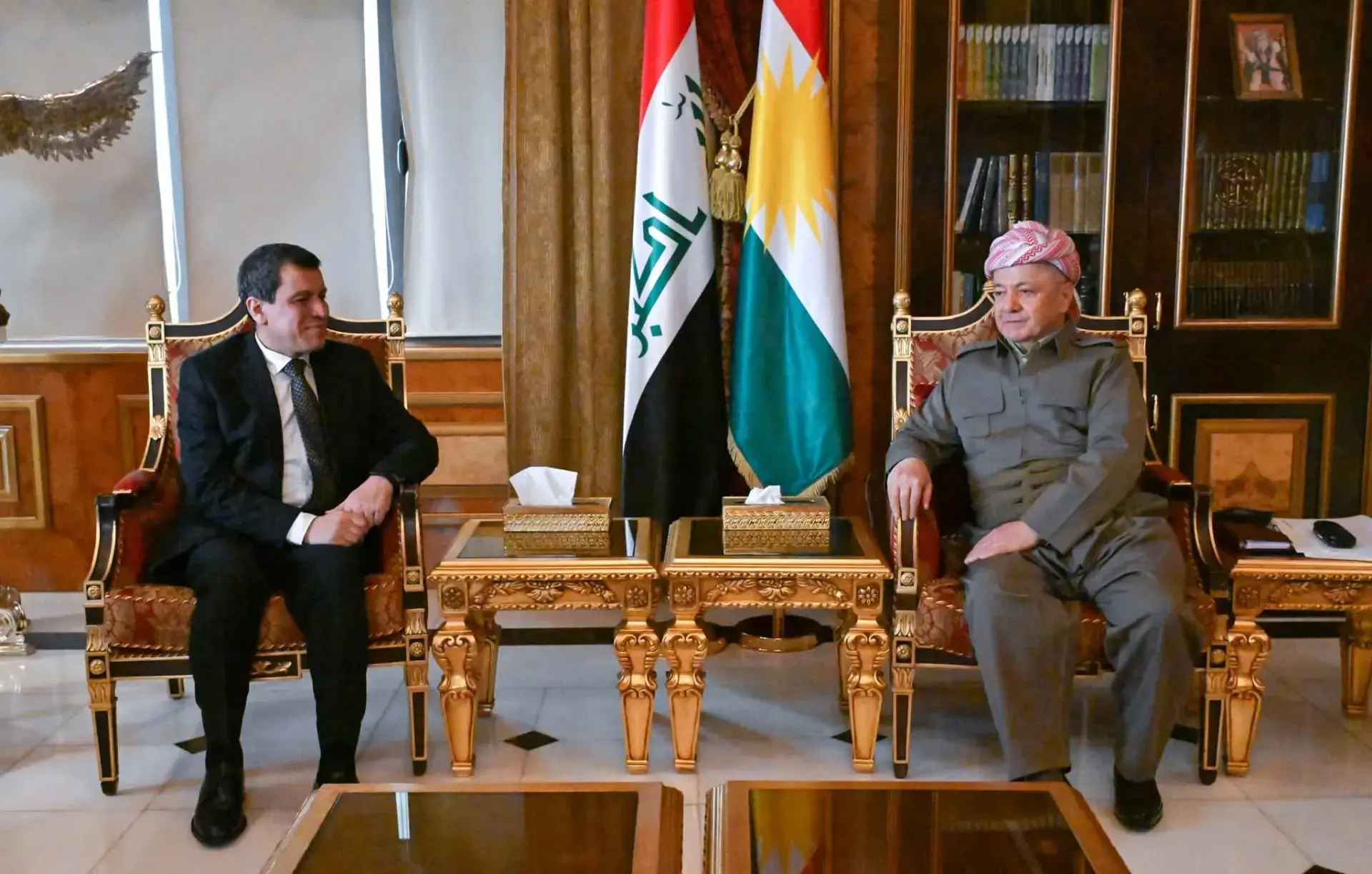 MERI forumu: Mazlum Abdi, Mesud Barzani ile görüştü