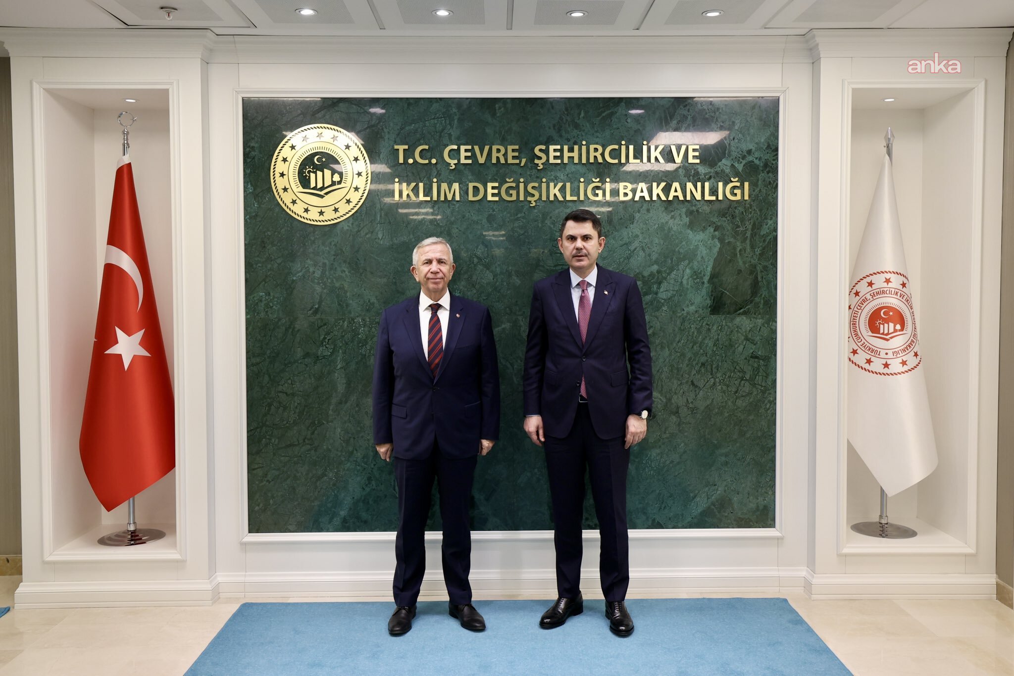 Mansur Yavaş’tan Bakan Murat Kurum’a ziyaret