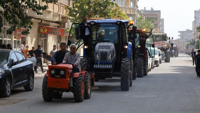 Suruç’ta çiftçilerden traktörlü eylem: ‘Türkiye’deki bütün çiftçiler sistematik bir şekilde zarar ediyor’