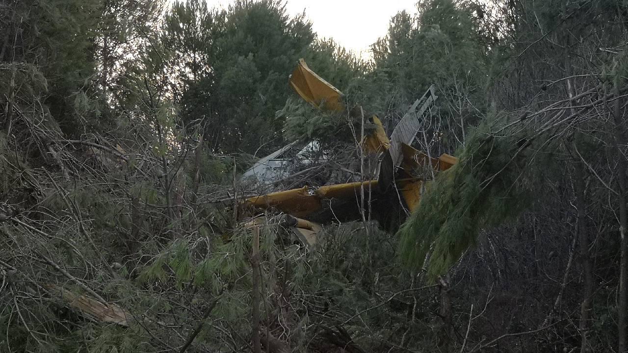 Yunanistan’da uçak düştü: 2 kişi hayatını kaybetti